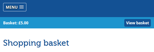 Shopping Basket